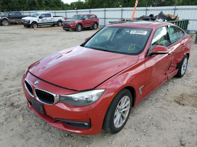 WBA3X5C59ED556205 - 2014 BMW 328 XIGT RED photo 2