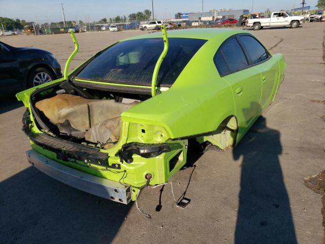 2C3CDXGJ3KH661873 - 2019 DODGE CHARGER SC GREEN photo 4