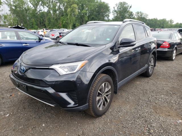 JTMRJREV9JD226335 - 2018 TOYOTA RAV 4 BLACK photo 2