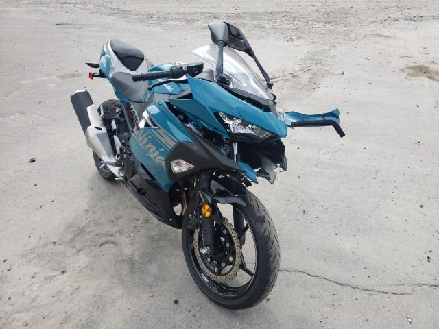 JKAEXKG19MDAC1187 - 2021 KAWASAKI EX400 TEAL photo 1