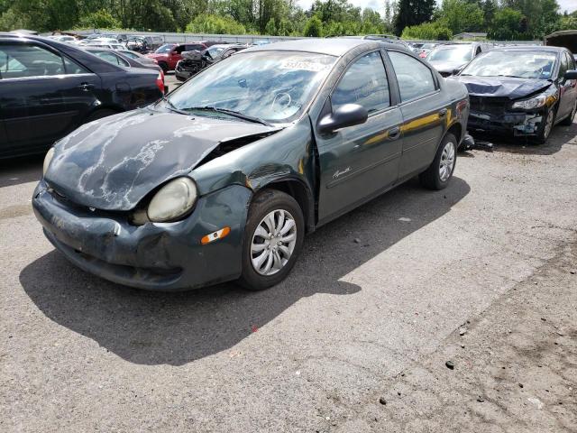 1P3ES46C11D215230 - 2001 PLYMOUTH NEON BASE 绿色 照片 2