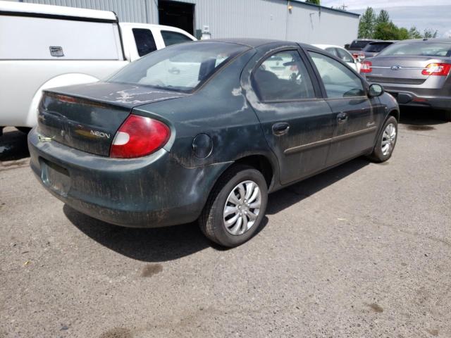 1P3ES46C11D215230 - 2001 PLYMOUTH NEON BASE 绿色 照片 4