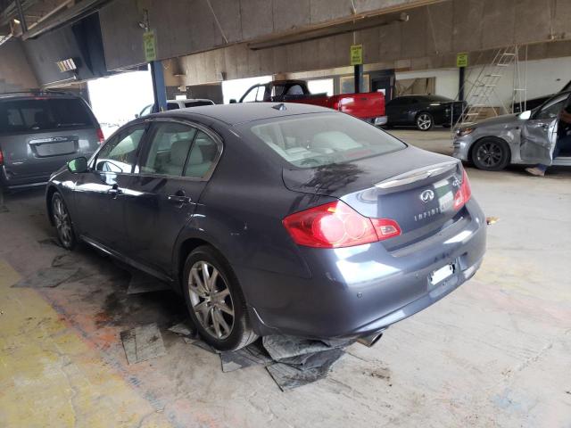 JN1CV6AR2BM350503 - 2011 INFINITI G37 BASE BLUE photo 3