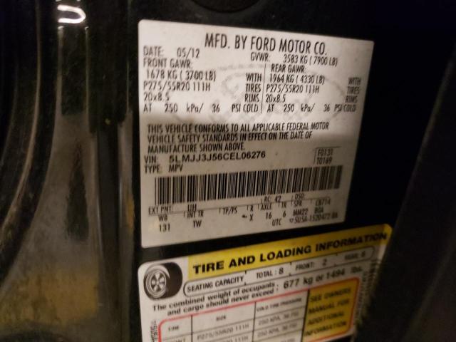 5LMJJ3J56CEL06276 - 2012 LINCOLN NAVIGATOR 黑色 照片 10