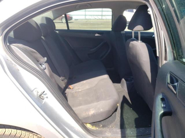 3VW2K7AJ6BM010841 - 2011 VOLKSWAGEN JETTA BASE 银色 照片 6