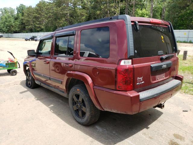 1J8HG48K58C114221 - 2008 JEEP COMMANDER წითელი ფოტო 3