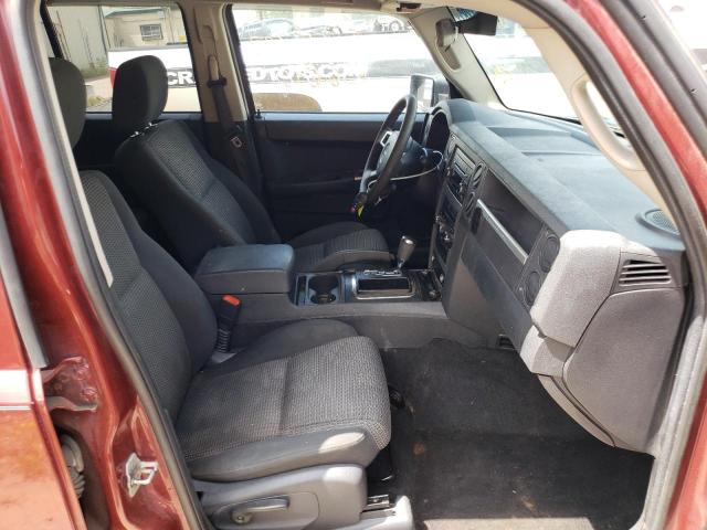 1J8HG48K58C114221 - 2008 JEEP COMMANDER წითელი ფოტო 5