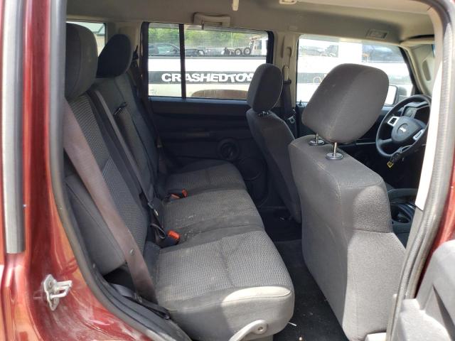 1J8HG48K58C114221 - 2008 JEEP COMMANDER წითელი ფოტო 6