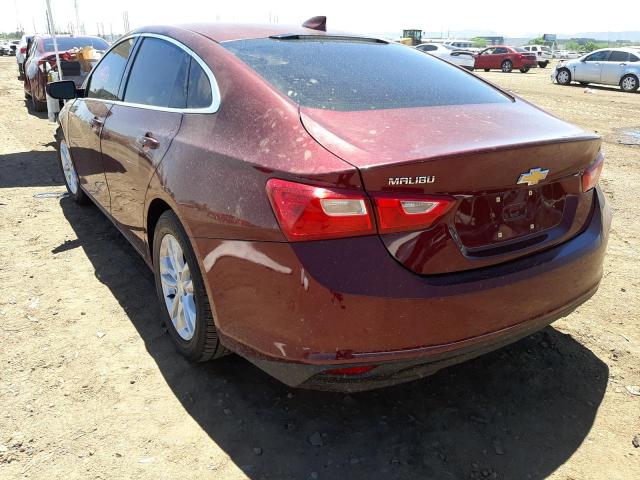 1G1ZE5ST2GF292442 - 2016 CHEVROLET MALIBU L BURGUNDY photo 3