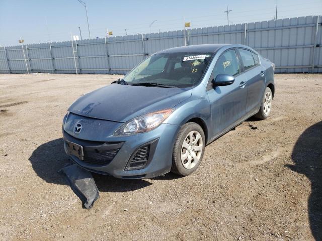 JM1BL1UF8B1409915 - 2011 MAZDA 3 I GREEN photo 2