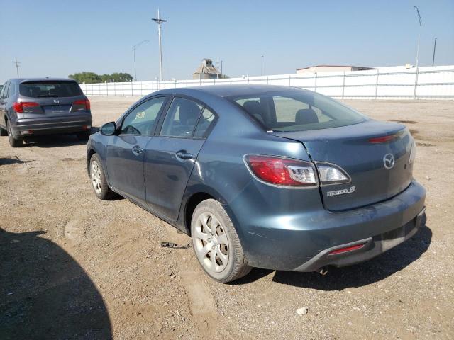 JM1BL1UF8B1409915 - 2011 MAZDA 3 I GREEN photo 3