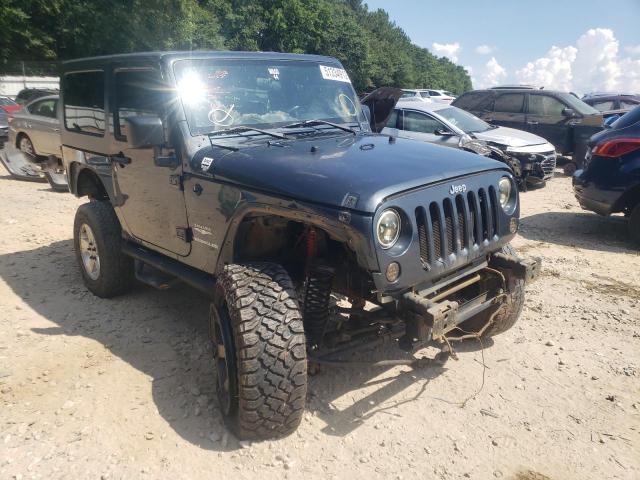 1J4FA54157L181011 - 2007 JEEP WRANGLER S BLUE photo 1