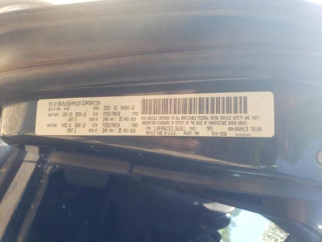 1J4FA54157L181011 - 2007 JEEP WRANGLER S BLUE photo 10