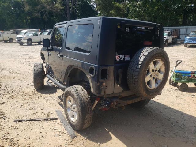 1J4FA54157L181011 - 2007 JEEP WRANGLER S BLUE photo 3