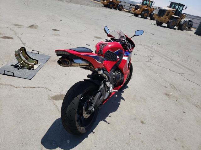 JH2PC40H3MK700017 - 2021 HONDA CBR600 RA RED photo 4