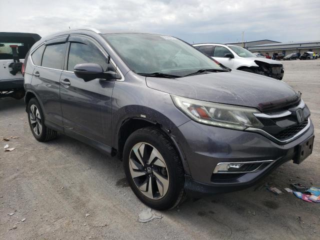 5J6RM4H98FL092515 - 2015 HONDA CR-V TOURI GRAY photo 1