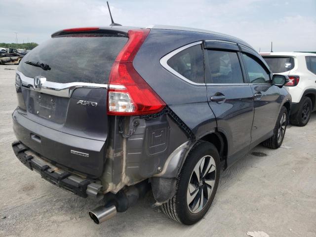 5J6RM4H98FL092515 - 2015 HONDA CR-V TOURI GRAY photo 4