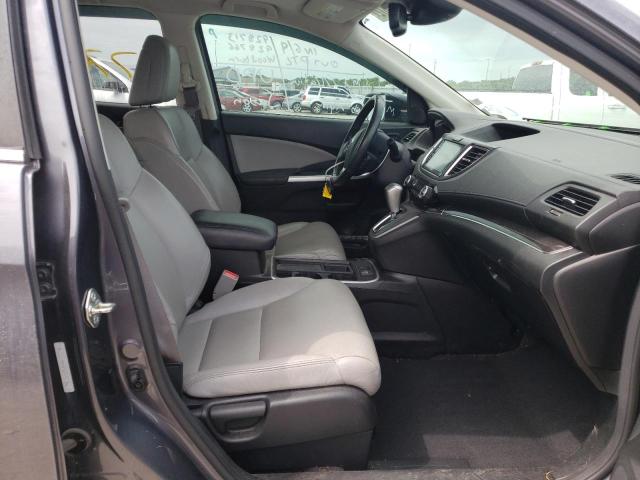 5J6RM4H98FL092515 - 2015 HONDA CR-V TOURI GRAY photo 5