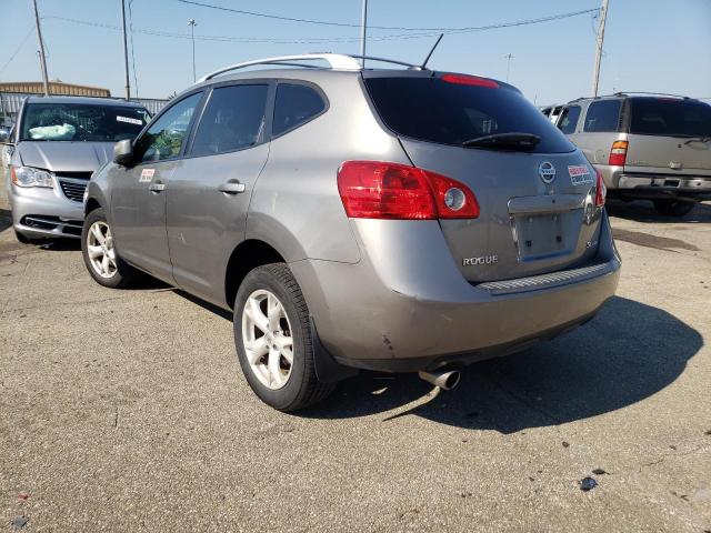 JN8AS58V88W110917 - 2008 NISSAN ROGUE S GRAY photo 3