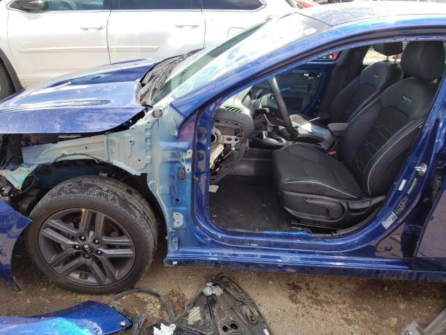 3KPF34AD0LE206294 - 2020 KIA FORTE GT L BLUE photo 9