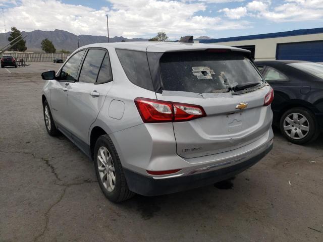 2GNAXHEV9J6118082 - 2018 CHEVROLET EQUINOX LS SILVER photo 3