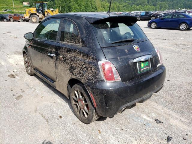 3C3CFFFHXDT554218 - 2013 FIAT 500 ABARTH BLACK photo 3