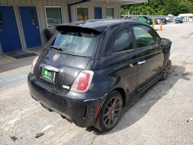 3C3CFFFHXDT554218 - 2013 FIAT 500 ABARTH BLACK photo 4