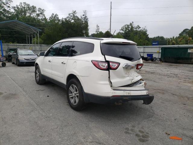 1GNKRGKDXFJ161036 - 2015 CHEVROLET TRAVERSE WHITE photo 3