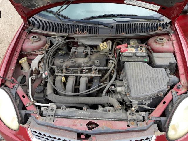 1B3ES56C85D186712 - 2005 DODGE NEON SXT RED photo 7