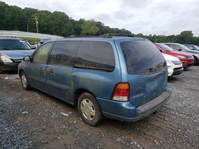 2FMZA51402BA84398 - 2002 FORD WINDSTAR L BLUE photo 3