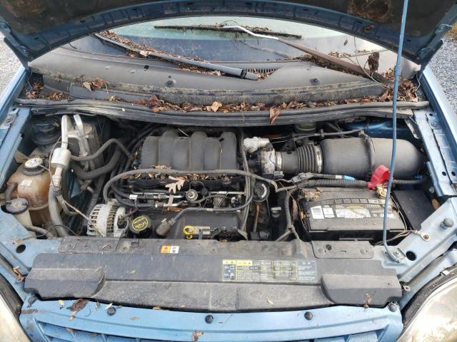 2FMZA51402BA84398 - 2002 FORD WINDSTAR L BLUE photo 7