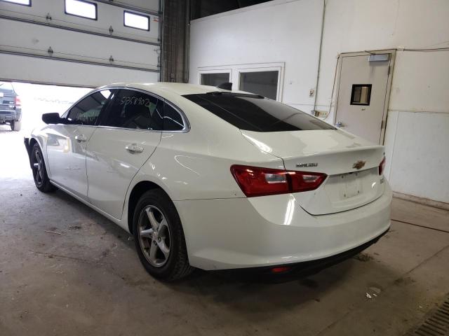 1G1ZB5ST4GF188513 - 2016 CHEVROLET MALIBU LS WHITE photo 3