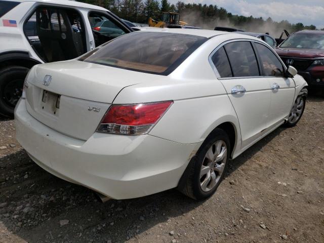 1HGCP36879A045906 - 2009 HONDA ACCORD EXL WHITE photo 4