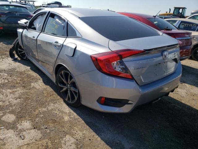 2HGFC2F81KH573838 - 2019 HONDA CIVIC SPOR GRAY photo 3