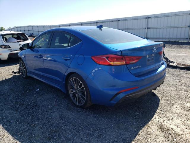 KMHD04LB8HU341295 - 2017 HYUNDAI ELANTRA SPORT  photo 3