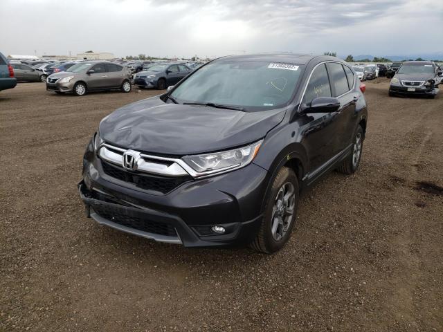 2HKRW2H84HH631036 - 2017 HONDA CR-V CHARCOAL photo 2