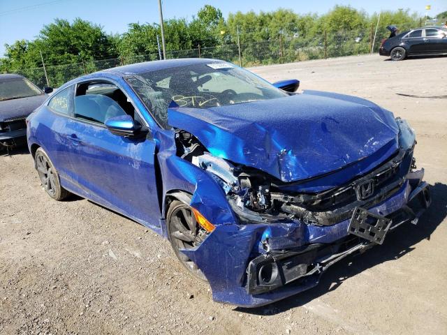 2HGFC4A85LH301832 - 2020 HONDA CIVIC SPOR BLUE photo 1