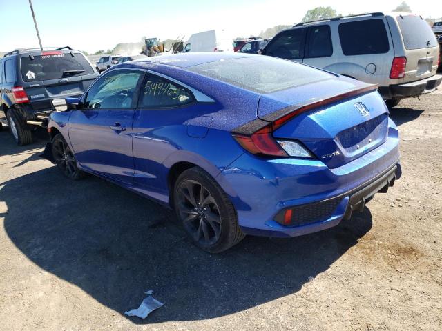 2HGFC4A85LH301832 - 2020 HONDA CIVIC SPOR BLUE photo 3