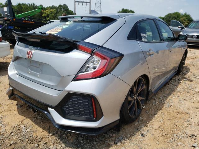 SHHFK7H47HU419141 - 2017 HONDA CIVIC SPOR SILVER photo 4