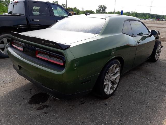 2C3CDZFJ6LH184841 - 2020 DODGE CHALLENGER GREEN photo 4