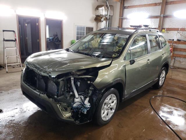 JF2SKACC7KH429690 - 2019 SUBARU FORESTER GREEN photo 2