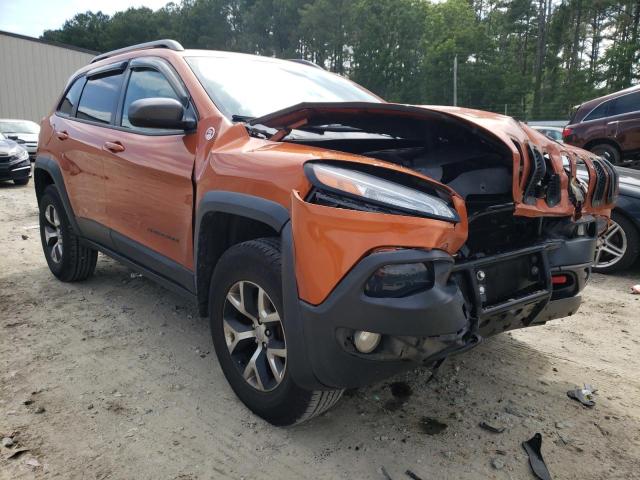 1C4PJMBS0EW242308 - 2014 JEEP CHEROKEE T ORANGE photo 1