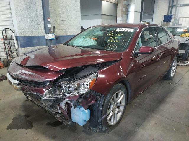 1G11C5SL5FF336452 - 2015 CHEVROLET MALIBU 1LT 栗色 照片 2