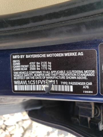 WBAVL1C51FVY40811 - 2015 BMW X1 XDRIVE28I  photo 10