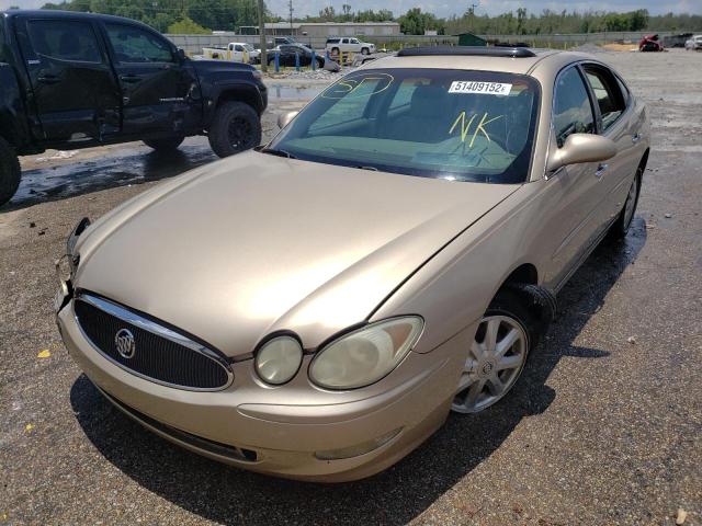 2G4WD532851317654 - 2005 BUICK LACROSSE C GOLD photo 2