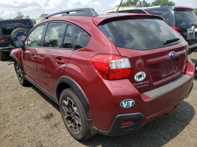 JF2GPABC1HH238932 - 2017 SUBARU CROSSTREK RED photo 3