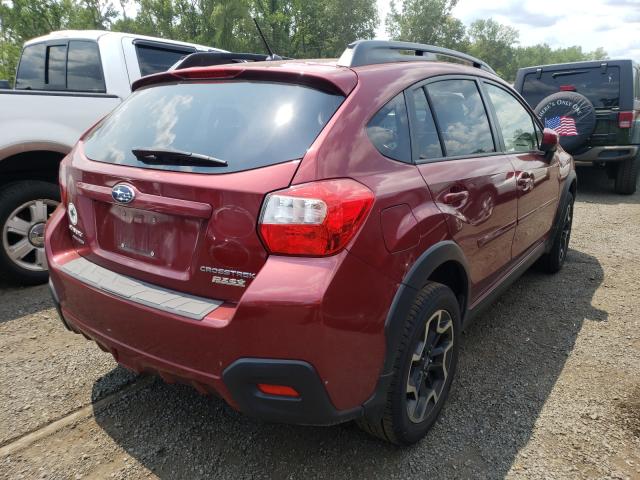 JF2GPABC1HH238932 - 2017 SUBARU CROSSTREK RED photo 4