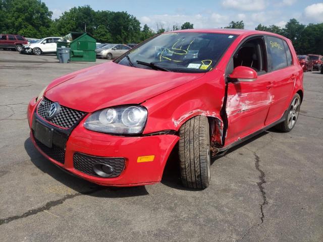 WVWGV71K27W251277 - 2007 VOLKSWAGEN NEW GTI RED photo 2