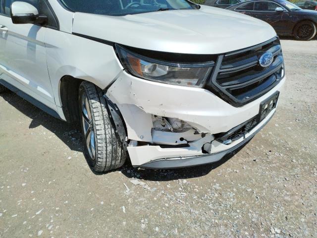 2FMTK4AP5FBB82453 - 2015 FORD EDGE SPORT WHITE photo 9