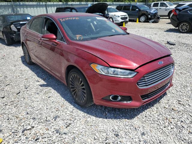 3FA6P0K92ER367478 - 2014 FORD FUSION TIT RED photo 1